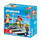 Playmobil School 4328 School Crossing Guard with Kids