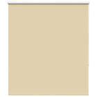 vidaXL Rullgardin mörkläggningsbeige 140x175 cm tyg bredd 136,6 cm