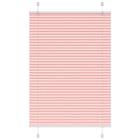 vidaXL Plisserad persienn rosa 90x100 cm tyg bredd 89,4 cm polyester