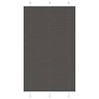 vidaXL Plisserad persienn svart 120x200 cm tyg bredd 119,4cm polyester