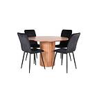 Venture Home Bianca Matgrupp 110cm Rund Med 4 Windu Lyx Stolar 