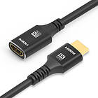 NÖRDIC HDMI förlängningskabel 50cm 8K60Hz 4K144 HDMI 2,1 48Gbps Ultra High Speed