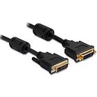 DeLock DVI-I - DVI-I Dual Link M-F 1m