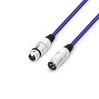 Adam Hall 1xXLR Ma > 1xXLR Fe Blue 1m