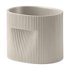 Muuto Ridge kruka 15 cm Beige