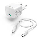 Hama Snabbladdare 25W USB-C Med USB-C 1,5m