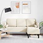 vidaXL 3-sits L-formad soffa Linne 160 cm 42001924