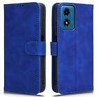 Skalo Motorola Moto G04 Matt PU-Läder Plånboksfodral