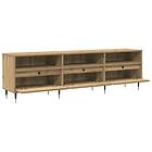 vidaXL TV-ställ Artisan Ek 150x30x44,5 cm Konstruerat trä