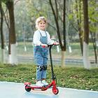 AIYAPLAY Electric Scooter for 6-14 with Dual Brakes & Colourful Light