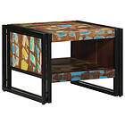 vidaXL Soffbord flerfärgat 50x50x38 cm massivt trä återvunnet