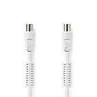 Nedis Koaxialkabel IEC (Koax) Hane IEC (Koax) Hona Nickelplaterad 120 dB 75 Ohm 