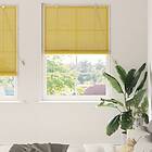 vidaXL Window Blinds & Shades with Curtains Manual Yellow 120 x 220 cm Bamboo