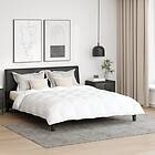 vidaXL 3 pcs Duvet White 200x200cm Down