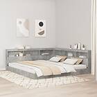 vidaXL Bookcase Bed 2pcs 180x200cm 3335746