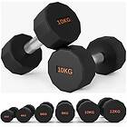 SPORTNOW Dumbbells Weights Set 2 x 10kg