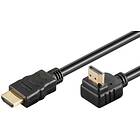Goobay HDMI - HDMI High Speed with Ethernet (angled) 90° 1m