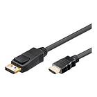 Goobay Gold HDMI - DisplayPort 2m