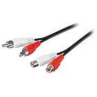 Goobay 2RCA - 2RCA M-F 10m