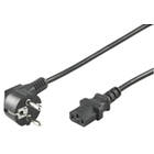MicroConnect CEE 7/7 (angled) - IEC C13 0.5m