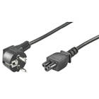 MicroConnect CEE 7/7 (angled) - IEC C5 0.5m