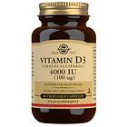 Solgar Vitamin D3 (Cholecalciferol) 4000IU (100mcg) 60 Kapslar