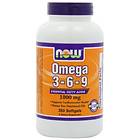 Now Foods Omega 3-6-9 1000mg 250 Kapsler