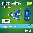 McNeil Nicorette Pepparmint 2mg 20 Sugtabletter