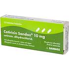 Cetirizin Sandoz 10mg 10 Tabletter