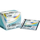 TDK CD-R 700MB 52x 10-pack Slimcase
