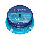 Verbatim CD-R 700MB 52x 25-pack Spindel Extra Protection