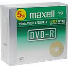 Maxell DVD-R 4.7GB 16x 5-pack Jewel Case