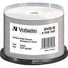 Verbatim DVD-R 4,7GB 16x 50-pack Spindle Wide Thermal Printable