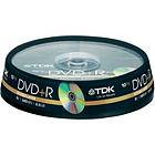 TDK DVD+R DL 8.5GB 8x 10-pack Cakebox
