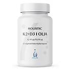 Holistic K2 + D3 Olivolja 60 Kapslar