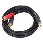 Klotz AY7 3.5mm - 2RCA 1m