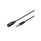 MicroConnect Shielded 3.5mm - 3.5mm M-F Extension 1m