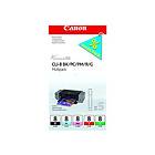 Canon CLI-8BK/PC/PM/R/G (Svart/Fotocyan/Fotomagenta/Röd/Grön)