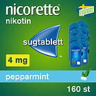 McNeil Nicorette Pepparmint 4mg 160 Sugtabletter