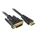 Sharkoon HDMI - DVI-D Dual Link 3m