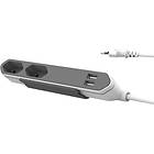 Allocacoc PowerBar 2-Way 2xUSB 1.5m