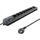 Qoltec 8-Way 1.8m