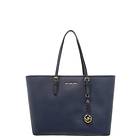 Michael Kors Jet Set Travel Multifunction Saffiano Leather Tote Bag