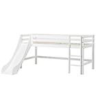 Hoppekids Basic Half-high Loftsäng 90x200cm (med rutschkana)