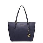 Michael Kors Jet Set Large Top Zip Leather Tote Bag