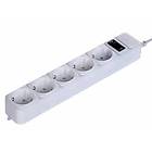 Gembird Surge Protector 5-Way 1.8m
