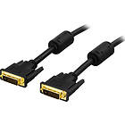 Deltaco DVI-D - DVI-D Dual Link 3m
