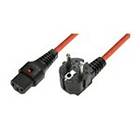 MicroConnect CEE 7/7 (angled) - IEC C13 (lock) 3m