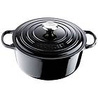 Le Creuset Støpejernsgryte Rund 28cm 6,7L (Metallknott)