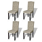 vidaXL Karl Stol (4-pack)